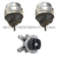 AUDI A4 1.8 2.0 L4  Engine Motor CVT AUTOMATIC Transmission Mount Mounts Set 3