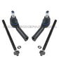 Front Tie Rod Rods INNER + OUTER LEFT + RIGHT for Jaguar X-Type C2S12013 SET 4