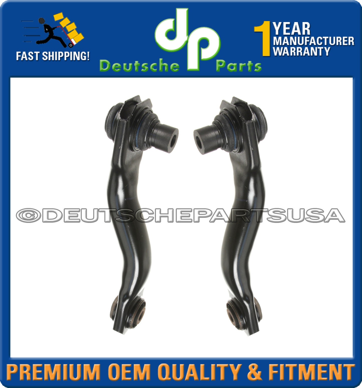 Jaguar X-Type REAR LOWER FWD CONTROL ARM ARMS LINKS + Bushing L+R C2S50863 SET 2