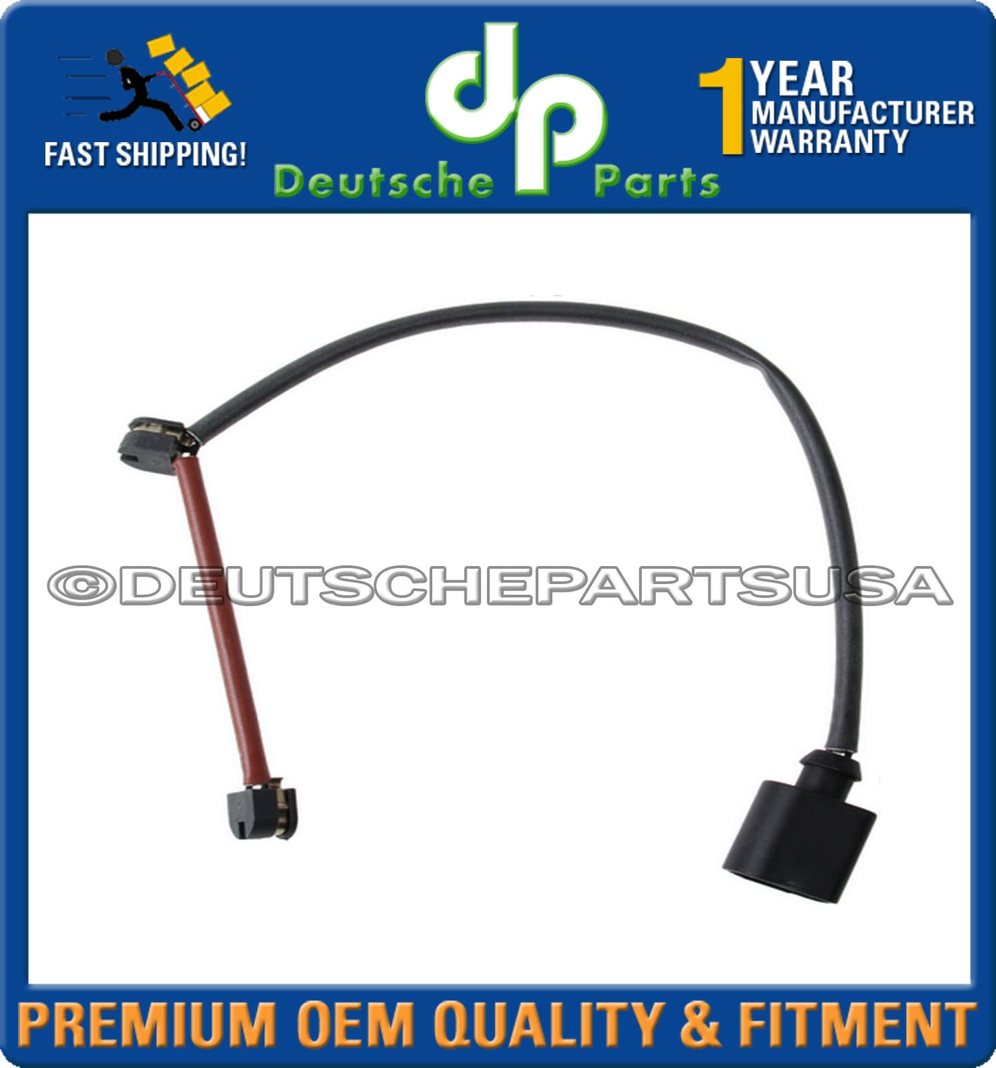 Porsche 911 Turbo S Front LH & RH Brake Pad Sensor 991 609 181 00 Set of 2