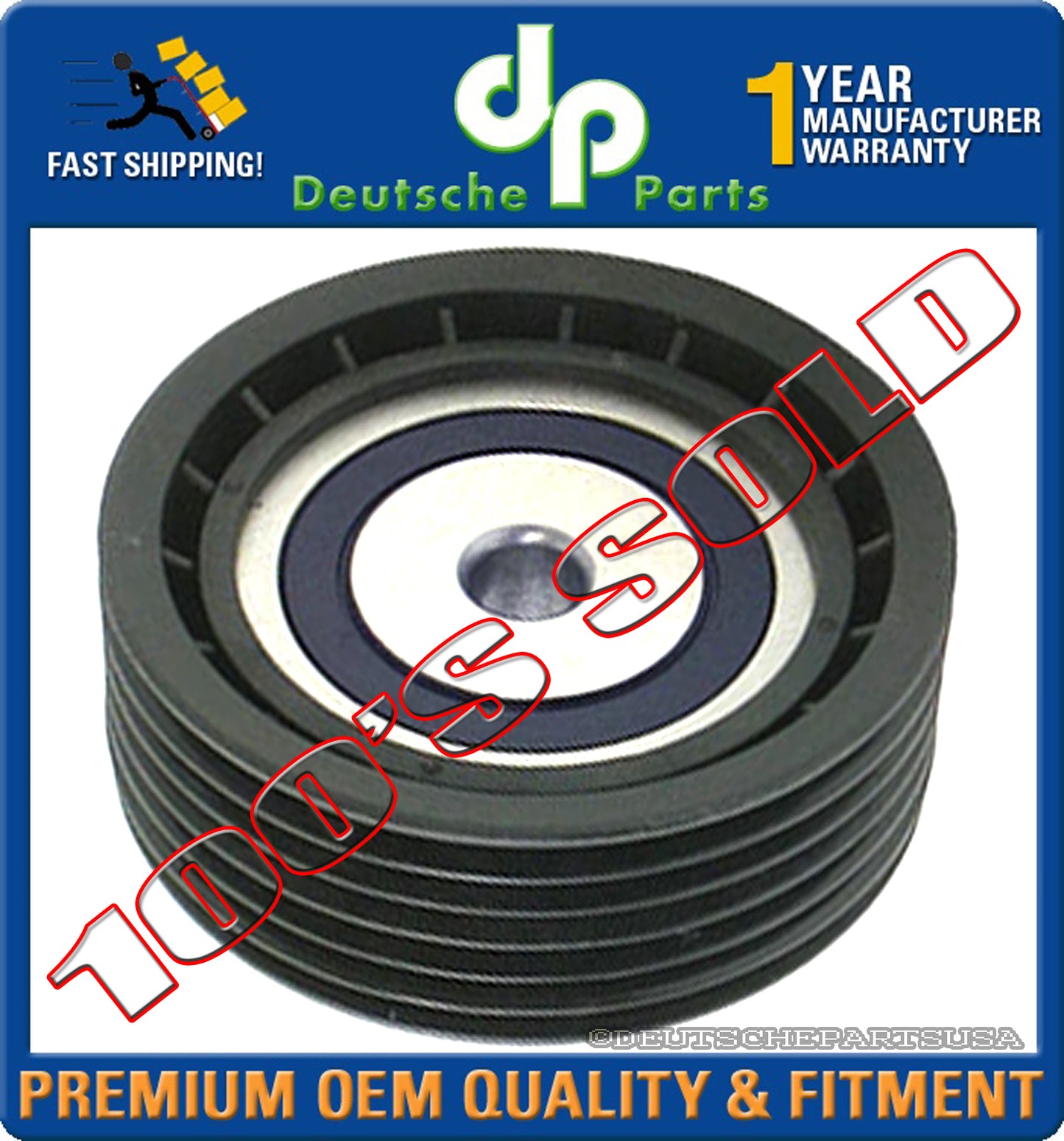 SAAB 9-3 9-5 900 SE TURBO UPPER ACCESSORY BELT IDLER PULLEY 4356127 43 56 127