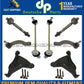 VOLVO 850 S70 V70 XC 2-BOLT CONTROL ARM ARMS 2-BOLT SWAY BAR TIE RODS KIT 8pc