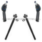 Front Tie Rod Rods INNER + OUTER LEFT + RIGHT for Jaguar X-Type C2S12013 SET 4