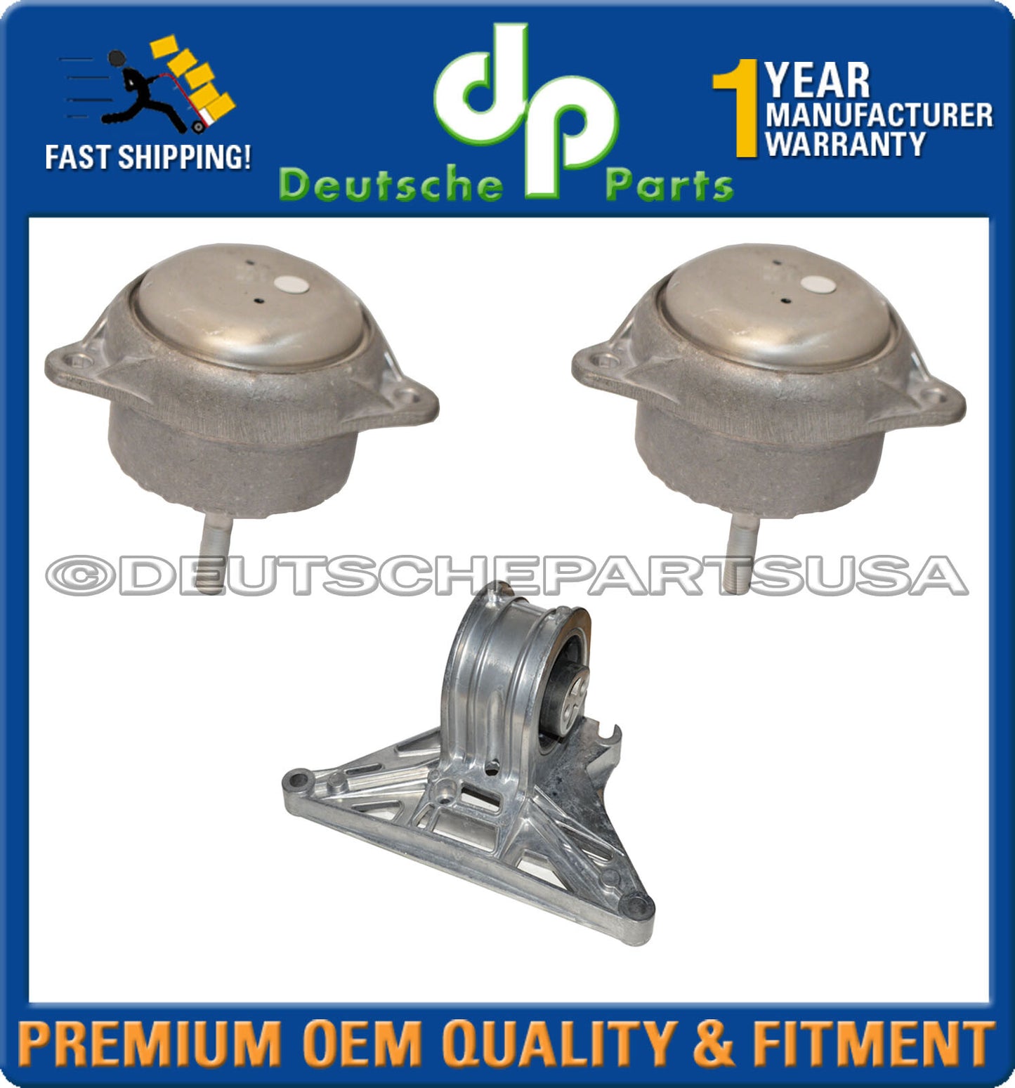 Manual Transmission Center Engine Motor Mount Mounts Inserts Porsche 987 Set 5
