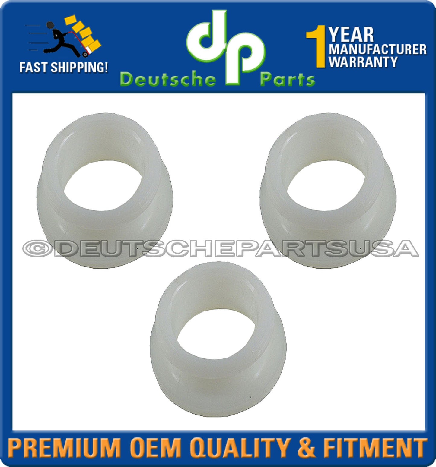 PORSCHE 911 912 914 930 Manual Trans Shift Rod Bushing 914 424 224 00 Set of 3