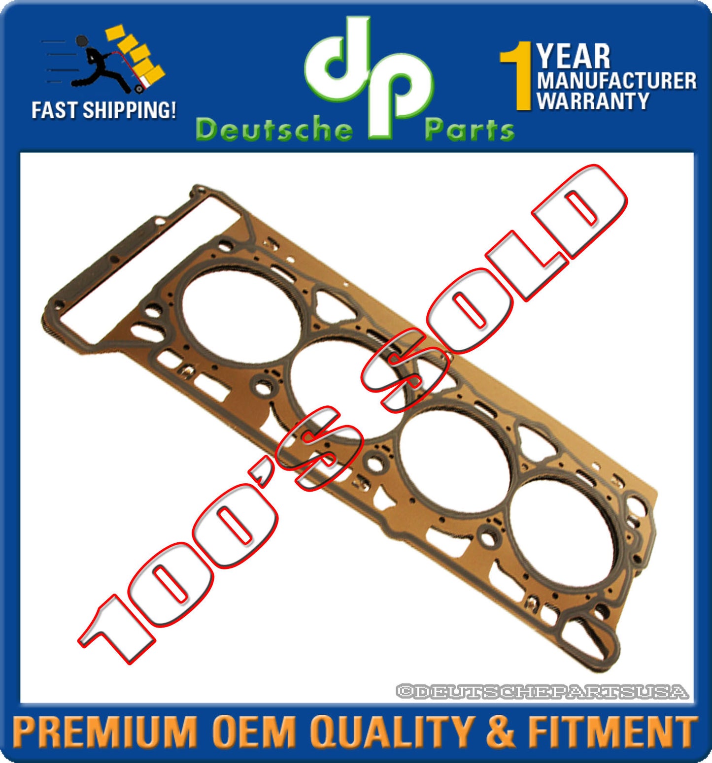 Audi A3 A4 Q5 A5 TT VW JETTA 2.0 Cylinder Head Gasket 06H103383AD 06H 103 383AD