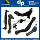 Jaguar X-Type FRONT + REAR CONTROL ARM BALL JOINT+Tie Rod Sway Bar Link RH Kit 6