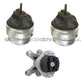 AUDI A4 1.8 2.0 L4  Engine Motor CVT AUTOMATIC Transmission Mount Mounts Set 3