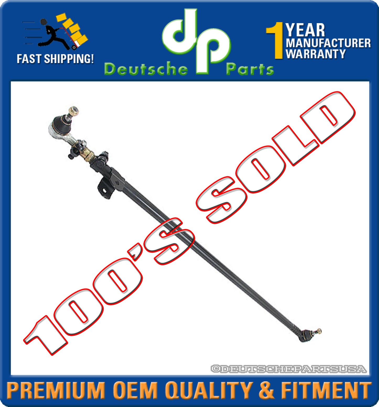 LAND ROVER RANGE ROVER STEERING DRAG LINK TIE ROD RODS BAR ASSEMBLY QHG000070