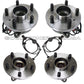 LAND ROVER DISCOVERY FRONT + REAR LEFT +RIGHT WHEEL HUBS BEARINGS + SENSOR SET 4