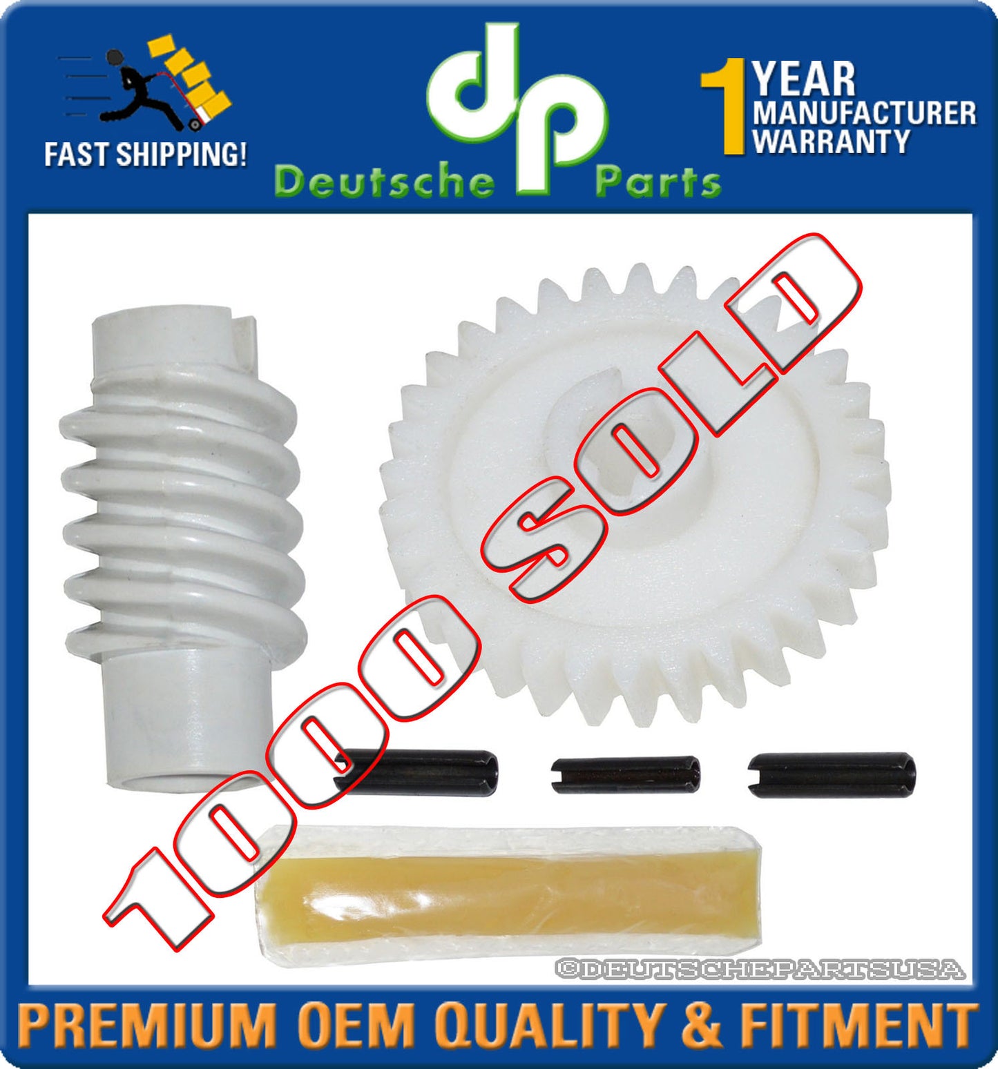 Garage Door Opener LM Drive Gear + Worm Comp for Chamberlain Craftsman 41A2817