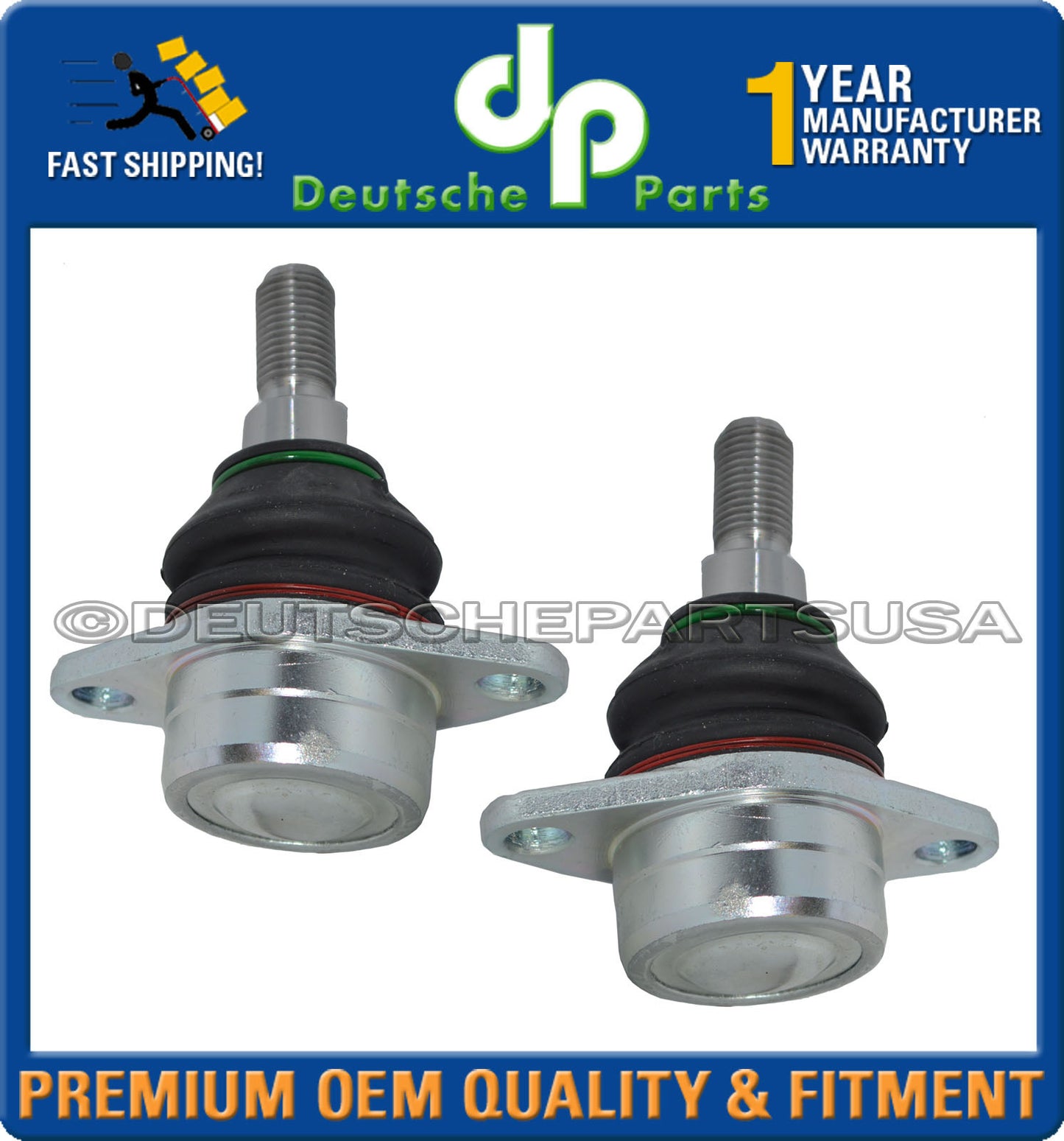 LAND ROVER RANGE ROVER FRONT UPPER CONTROL ARMS BALL JOINTS LEFT + RIGHT SET 4