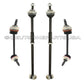 JAGUAR S-TYPE XK XKR REAR TORQUE TOE TIE ADJUSTMENT LINK RODS+ Sway Bar Links 4
