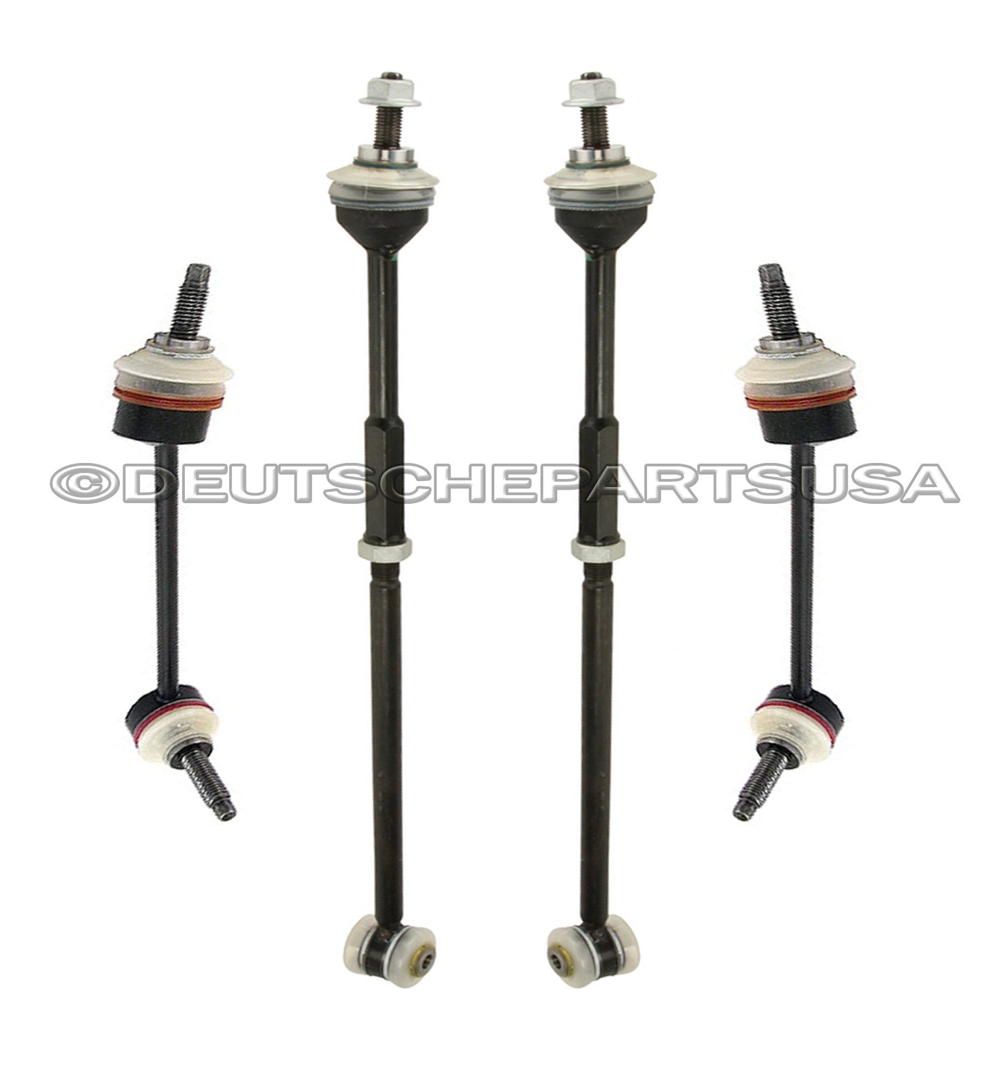 JAGUAR S-TYPE XK XKR REAR TORQUE TOE TIE ADJUSTMENT LINK RODS+ Sway Bar Links 4
