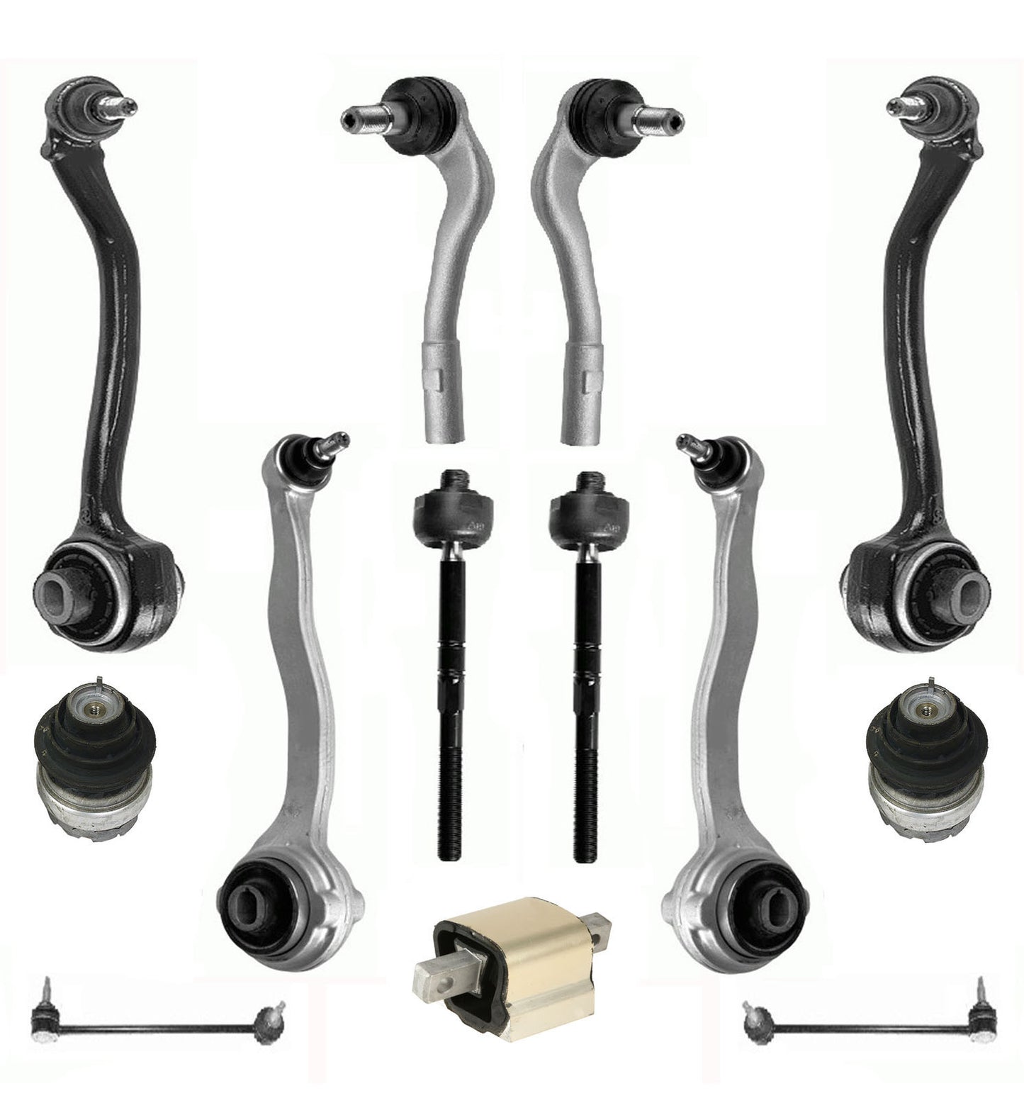 Mercedes W203 Front Control Arm Arms Ball Joints ENGINE MOUNTS SUSPENSION KIT 15