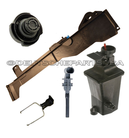 EXPANSION TANK RETAINER PLATE + tank + SENSOR + CAP for BMW E53 X5 MANUAL KIT 5