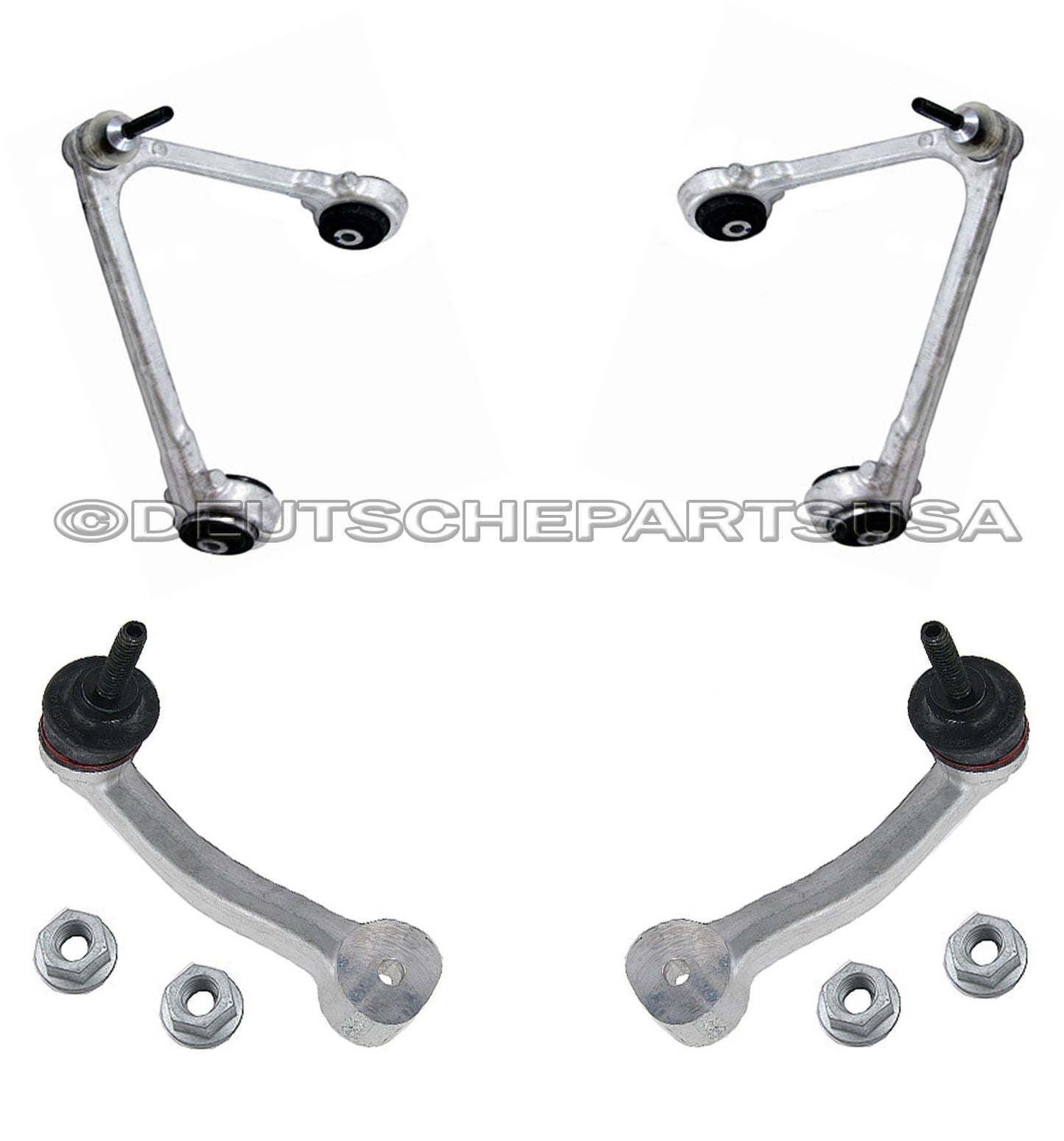 JAGUAR XJ8 XJR UPPER CONTROL ARM BALL JOINT BUSHING SWAY BAR STABILIZER LINK SET