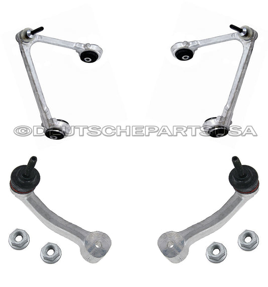 JAGUAR XJ8 XJR UPPER CONTROL ARM BALL JOINT BUSHING SWAY BAR STABILIZER LINK SET