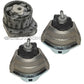 HYDRAULIC OIL FILLED ENGINE MOTOR TRANSMISSION MOUNT MOUNTS L+R BMW E60 Xi SET 3
