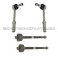 Mercedes W221 S550 S400 FRONT LEFT + RIGHT INNER + OUTER TIE ROD RODS SET 4