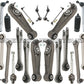 PORSCHE 911 996 C4 4S Control COFFIN Arm Arms Ball Joint Joints SUSPENSION KIT