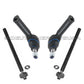 Front Tie Rod Rods INNER + OUTER LEFT + RIGHT for Jaguar X-Type C2S12013 SET 4