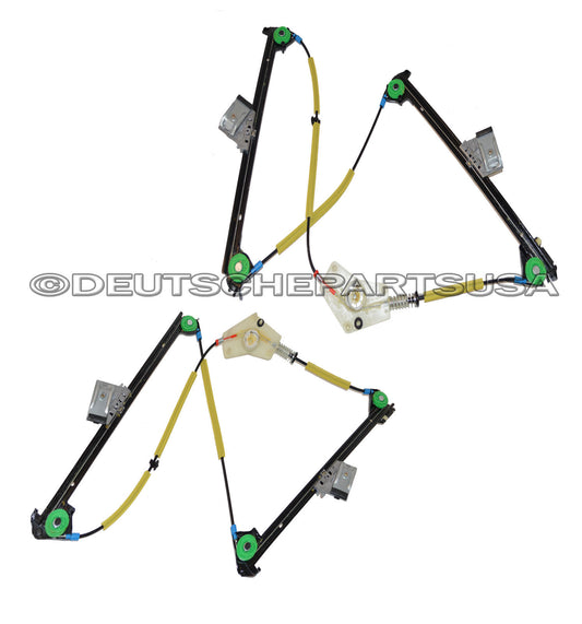 PORSCHE BOXSTER 911 997 POWER WINDOW REGULATOR 98754207501 + 98754207601 L+R SET