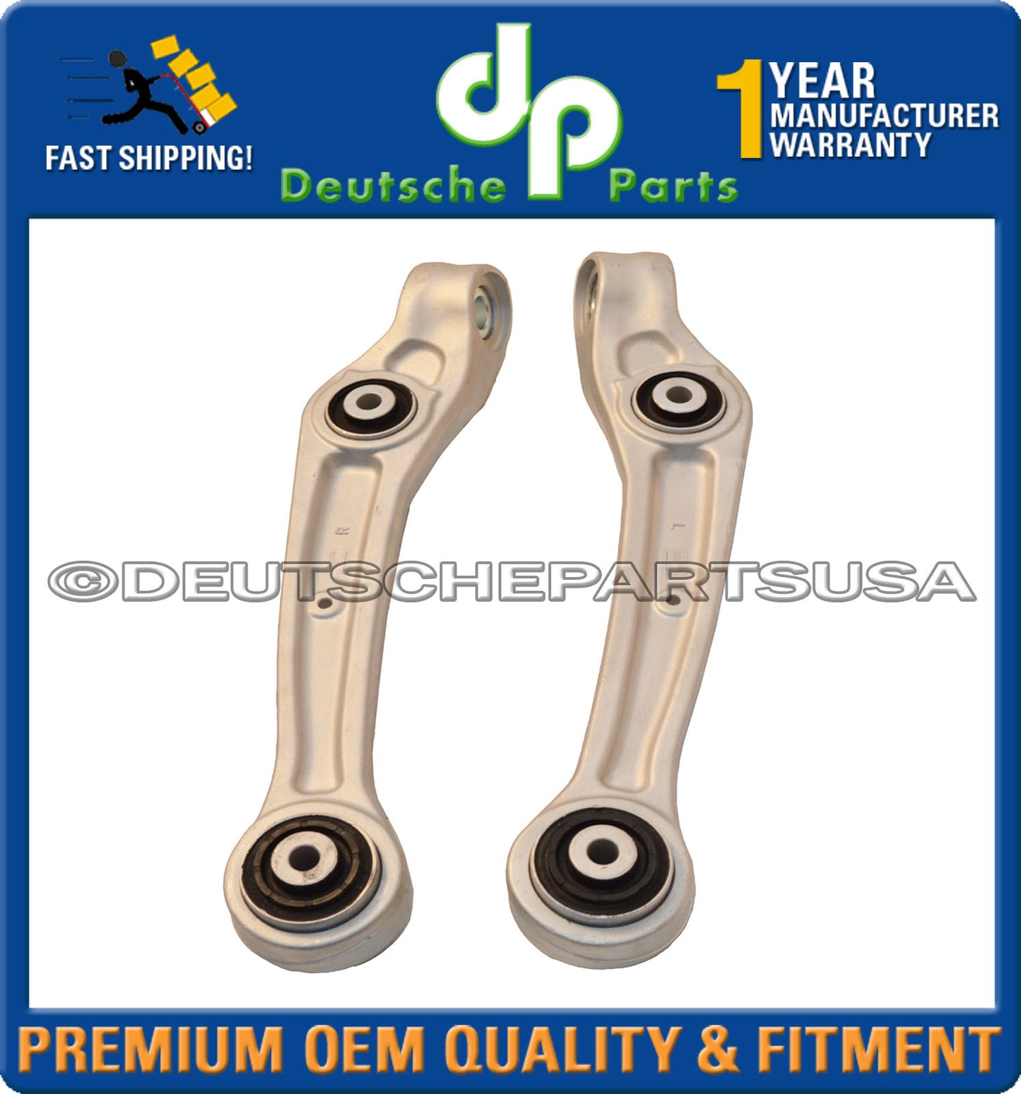 Audi A8 QUATTRO FRNT UPP/LWR CONTROL ARM  BALLJOINT SUSP KIT 10 -ship outside 48