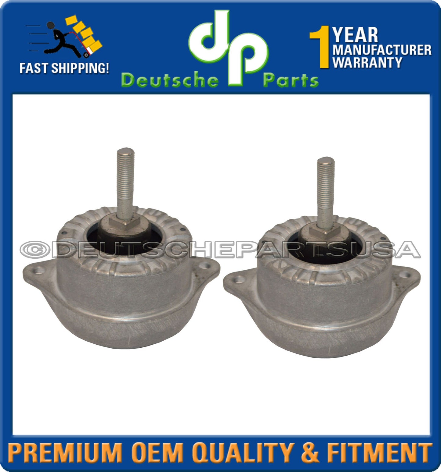 Manual Transmission Center Engine Motor Mount Bracket Porsche 986 Boxster Set 3