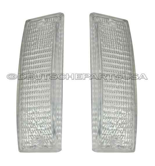 Clear Turn Signal Lens SET of 2 For: Porsche 911 930 LEFT + RIGHT 91163191500