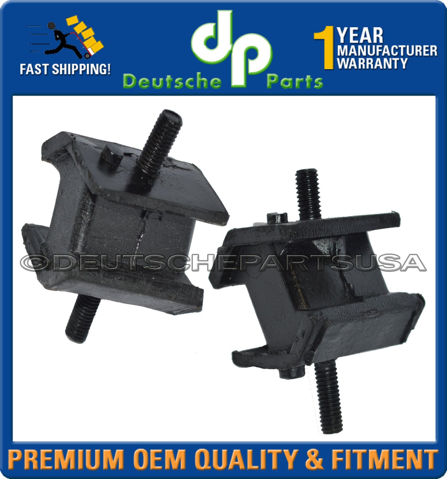 BMW E34 525i Engine Mount Manual Transmission Mounts Front & Rear L+R set of 6
