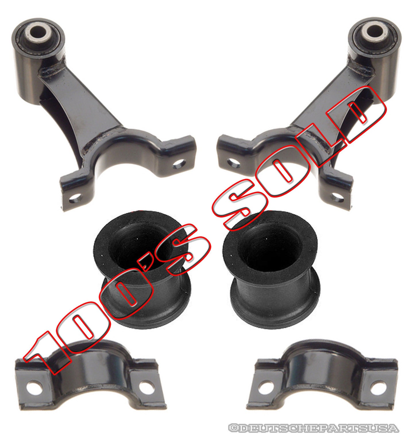 MERCEDES W163 ML270 ML400 CDI FRONT STABILIZER BAR LINK BRACKET SET 6 03 04 05