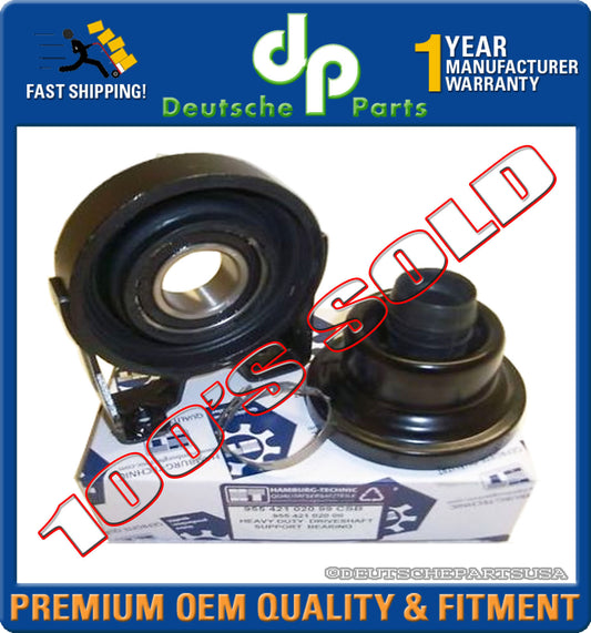 PORSCHE CAYENNE PROP DRIVE SHAFT CENTER SUPPORT BEARING + CV BOOT UPGRADE Kit 3