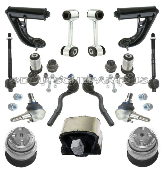 MERCEDES W210 V8 Front Control Arms Ball Joints Tie Rods Mounts SUSPENSION Kit