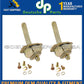 PORSCHE 944 924 968 DOOR STOP STOPPER CHECK STRAP LATCH Repair Plate KIT SET 6