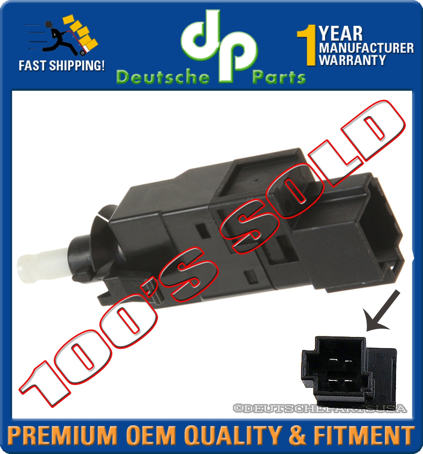 MERCEDES-BENZ ML W163 ML320 ML430 BRAKE STOP LIGHT SWITCH OE # 0015452009