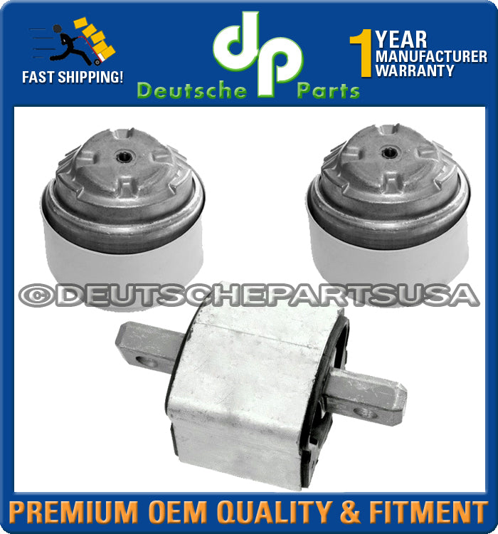Mercedes W209 CLK55 AMG HYDRAULIC Engine Motor TRANSMISSION Mount Mounts SET 3