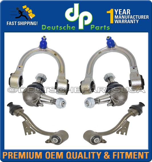 For Mercedes W211 Front Upper Control Arm Ball Joints Sway Bar Suspension Kit 6