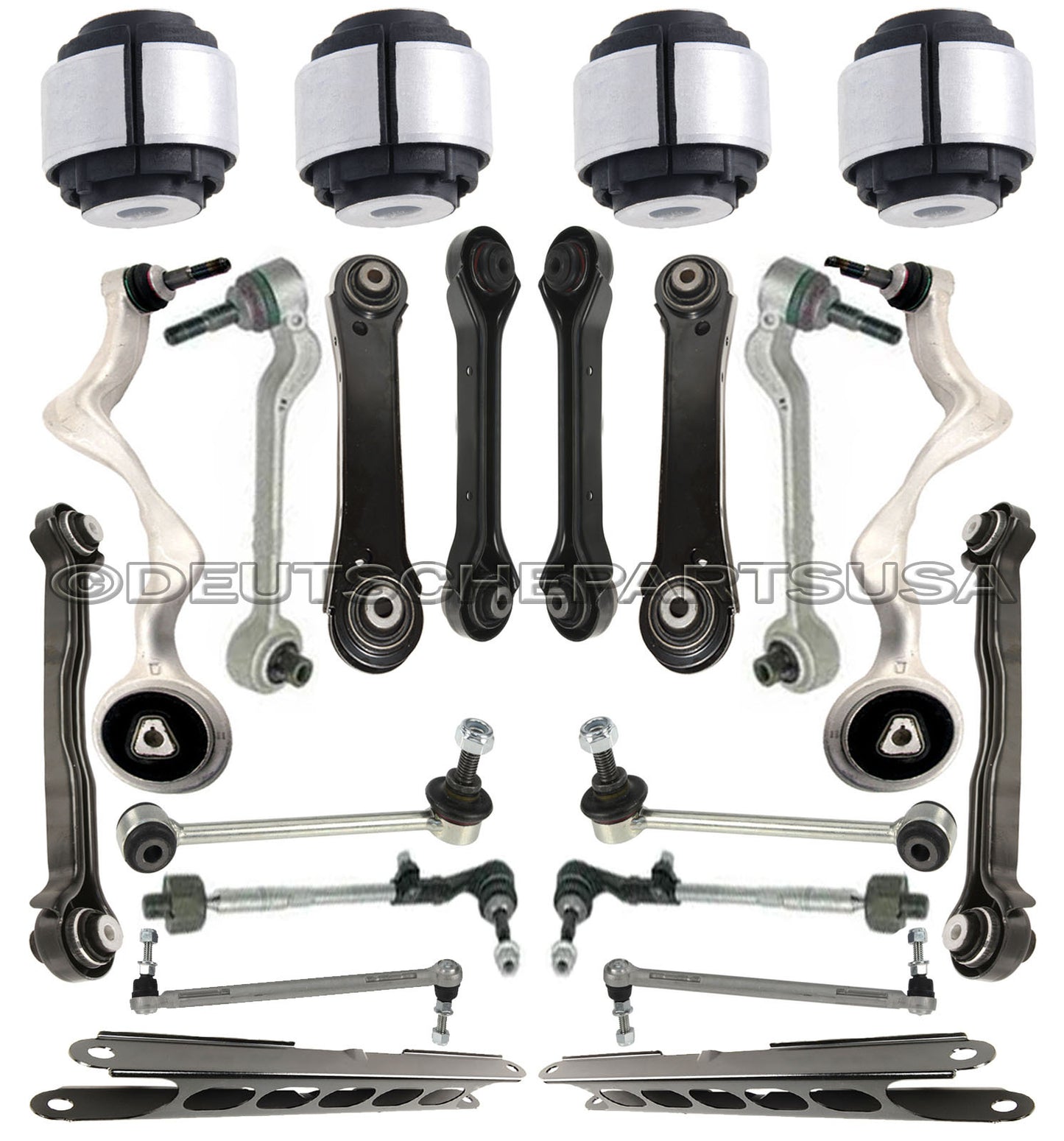 FRONT REAR CONTROL ARMS BALL JOINTS TIE RODS Suspension for BMW E90 325I KIT 22