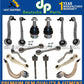 Porsche Macan FR RR UPPER LOWER Control Arm Ball Joint Tie Rod Suspension Kit 18
