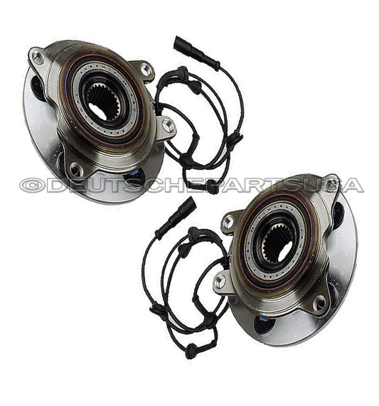 LAND ROVER DISCOVERY FRONT WHEEL HUBS BEARINGS ASSEMBLY + SENSOR TAY100060 SET 2