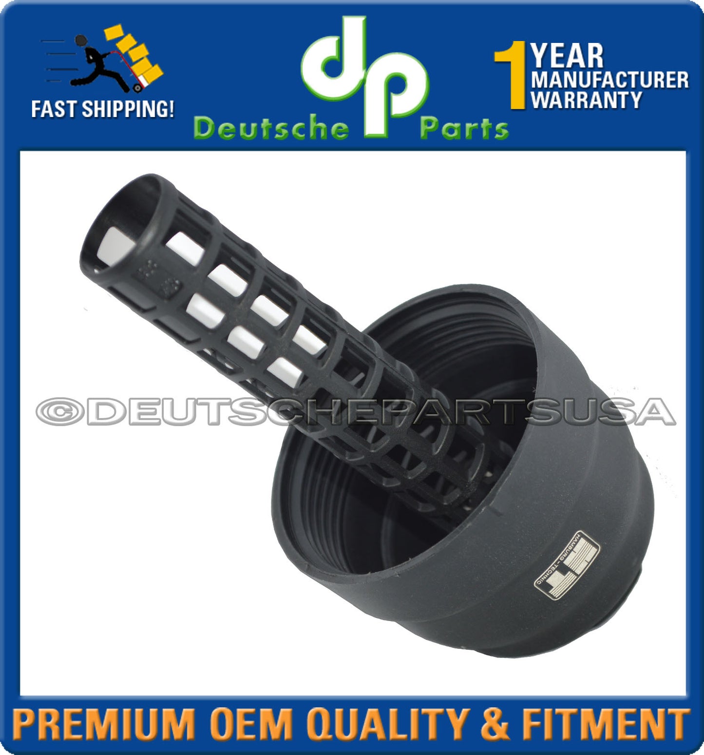 Engine Oil Filter Cover For Audi A4 A6 Quattro Q7 S4 VW Touareg 06E115433