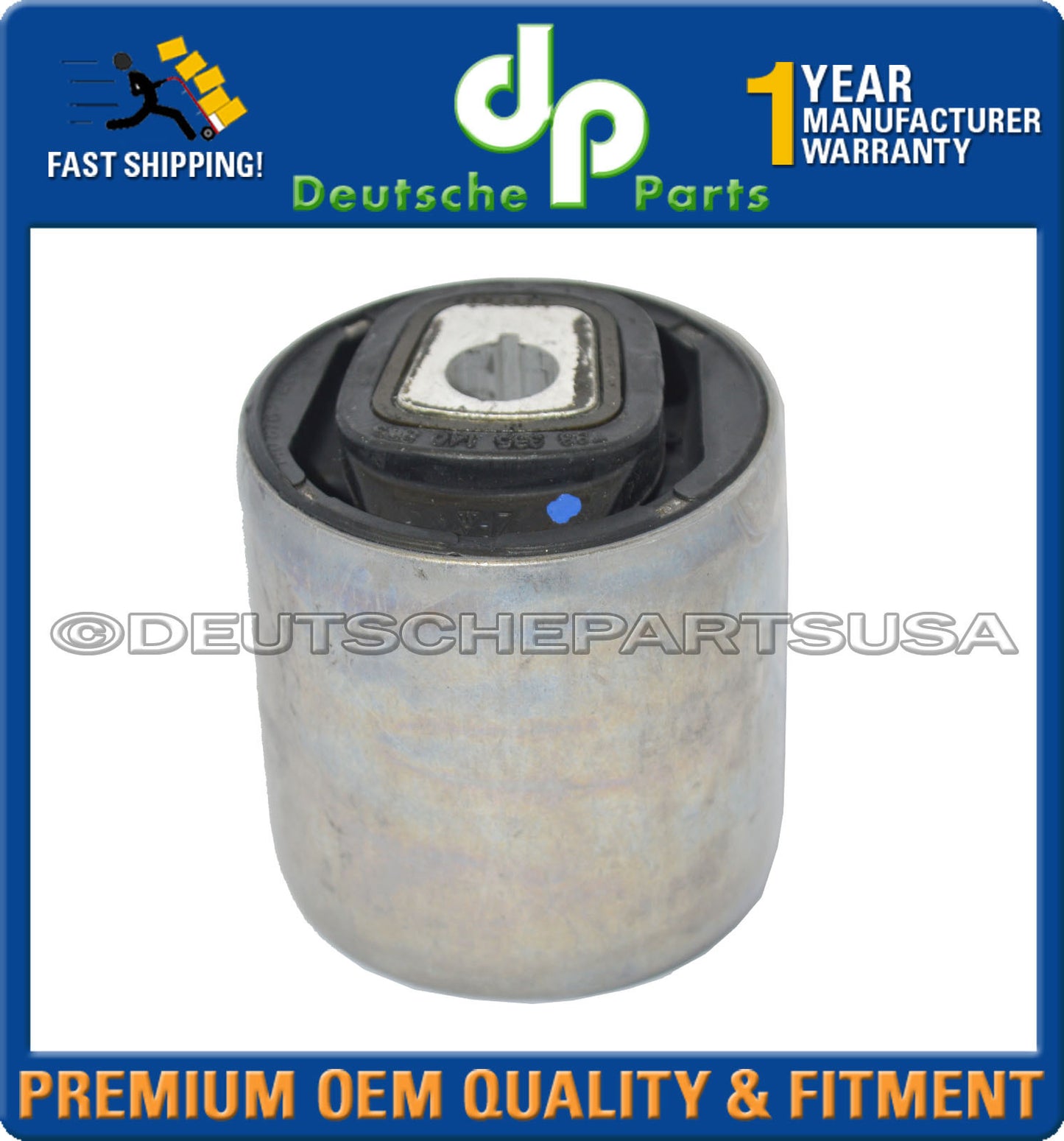 BMW Bushing for Front Control Arm Tension Strut Left + Right 31126777653 SET KIT