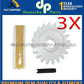 3 x Garage Door Replacement Parts Gear Linear Moore-O-Matic XX133 XX333 XX350