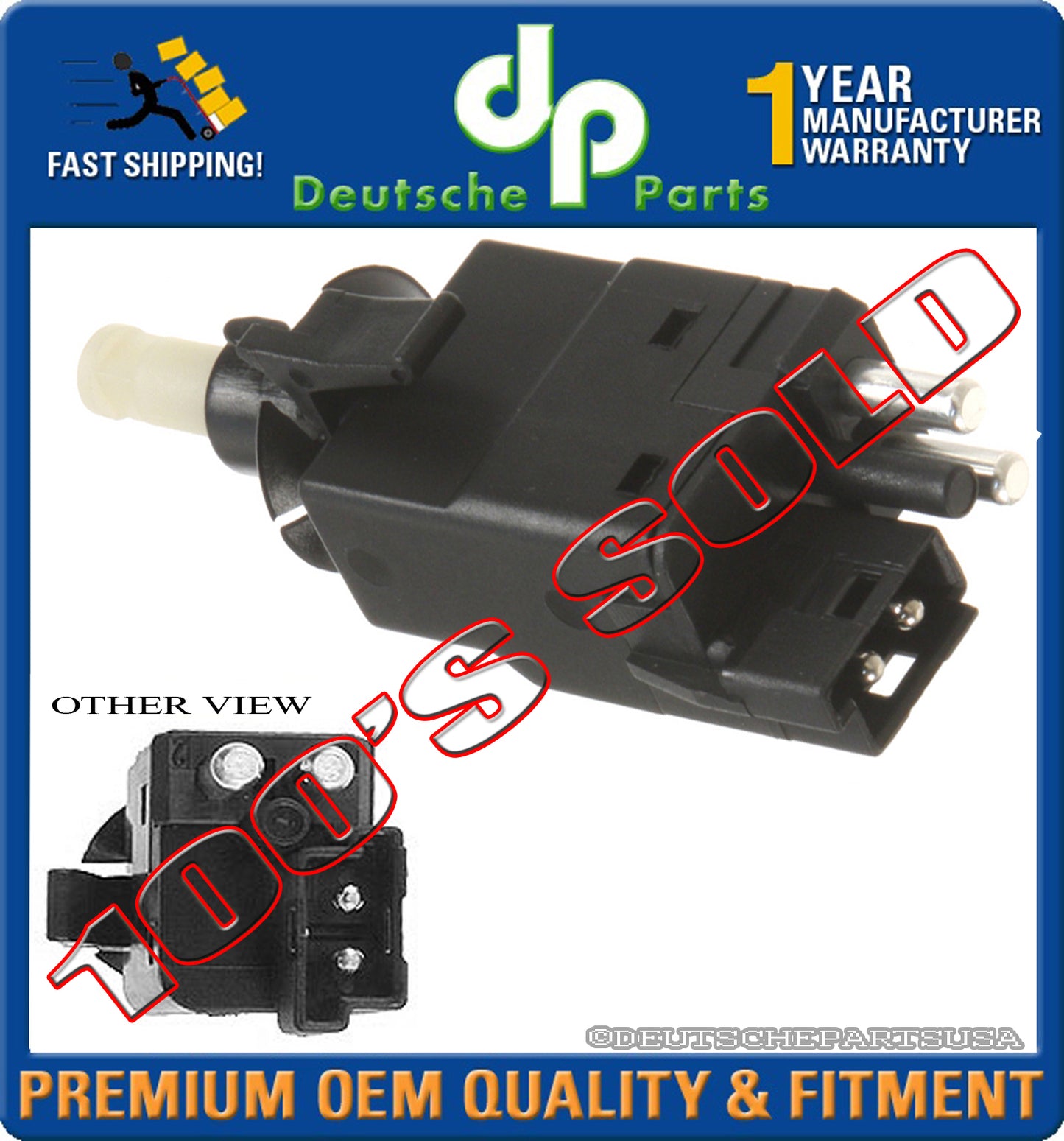Mercedes W201 W124 W210 W140 Brake STOP Light Switch 001 545 01 09 0015450109