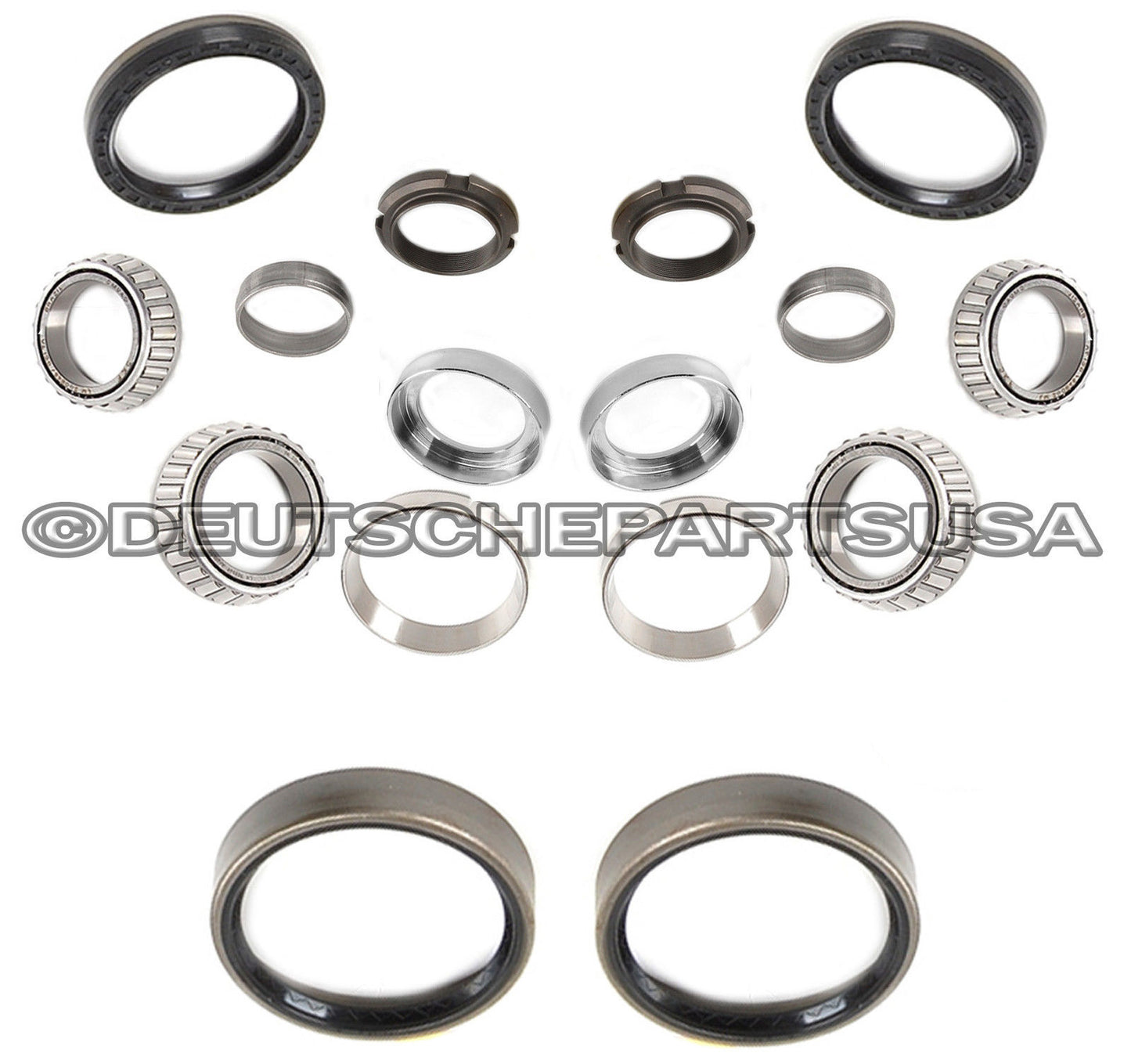 MERCEDES W115 W123 W116 W126 REAR WHEEL BEARING KIT 2 x 1233500068 LEFT + RIGHT