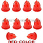 MERCEDES BENZ W124 W203 W209 W210 RED FENDER AND DOOR MOLDING CLIPS - SET 10