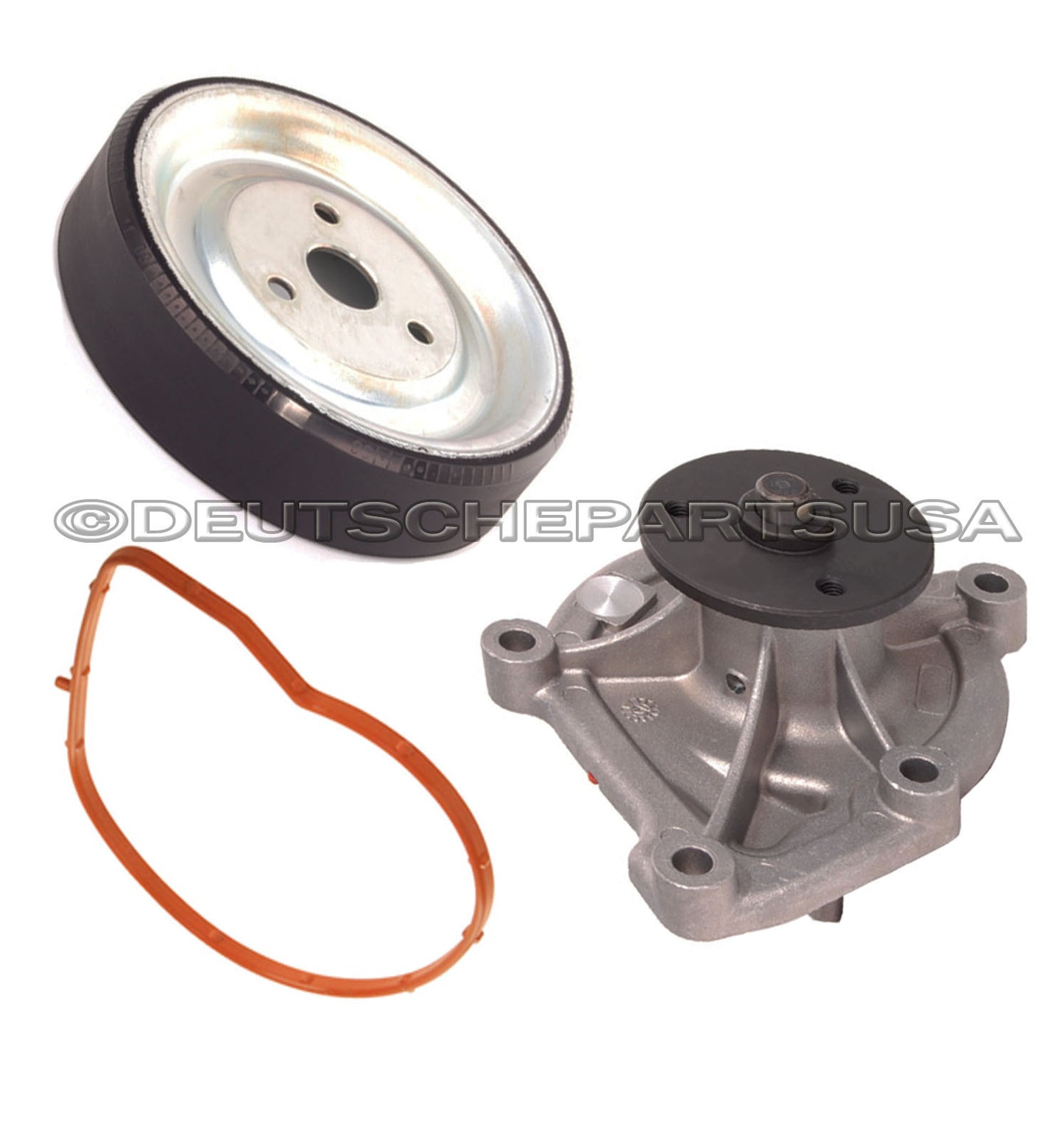 Engine Water Pump + GASKET + PULLEY 11517648827 for MINI COOPER SET OF 3
