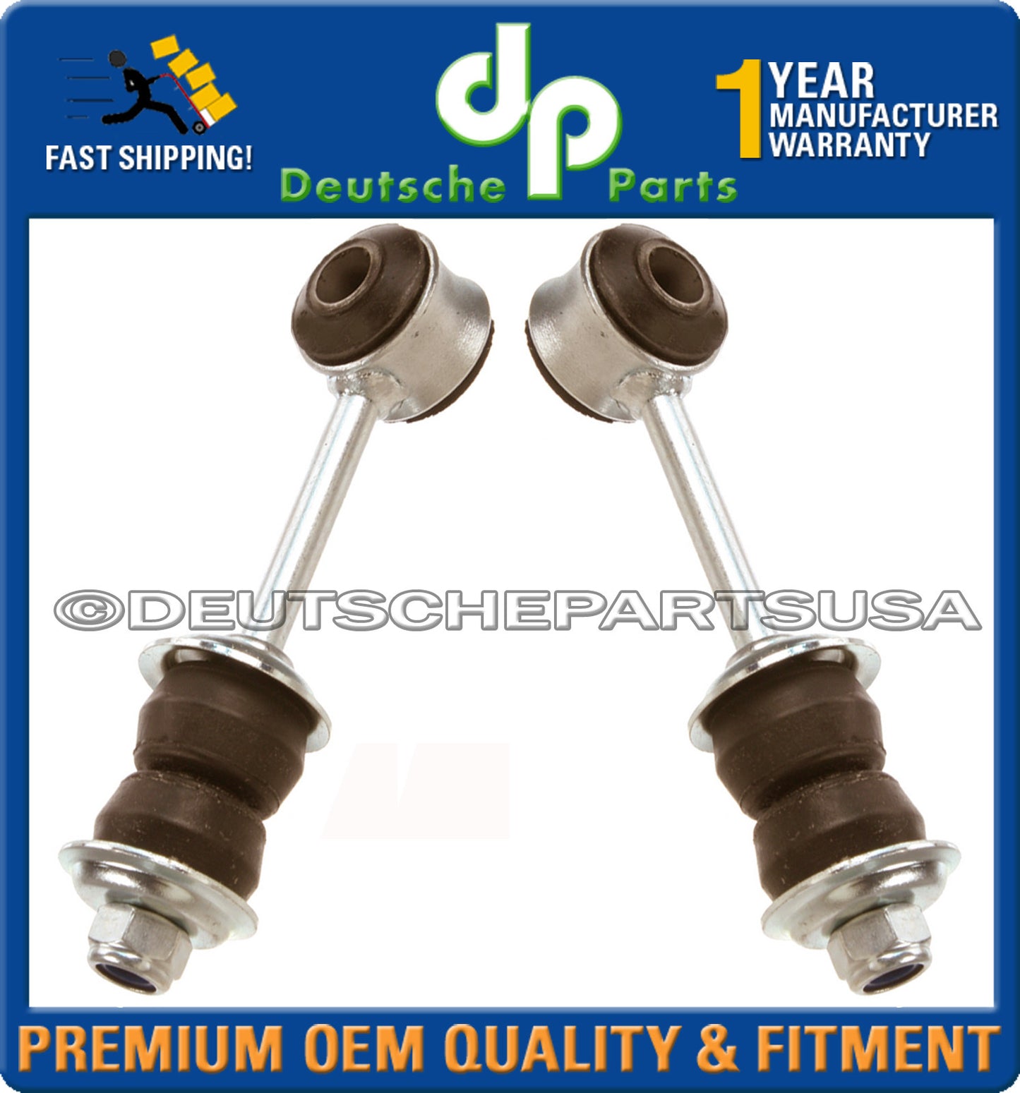 VOLVO 240 242 244 262 265 FRONT SWAY STABILIZER BAR LINKS 1206667 L + R SET 2