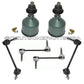 JAGUAR S-TYPE FRONT + REAR STABILIZER SWAY BAR LINK LINKS BALL JOINT LH+RH SET 6